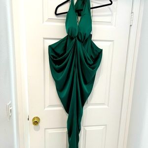 Gabrielle Union NY&C green coverup dress size M